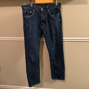 Levi’s 513 Slim Straight Jeans W32 L30 Dark Wash